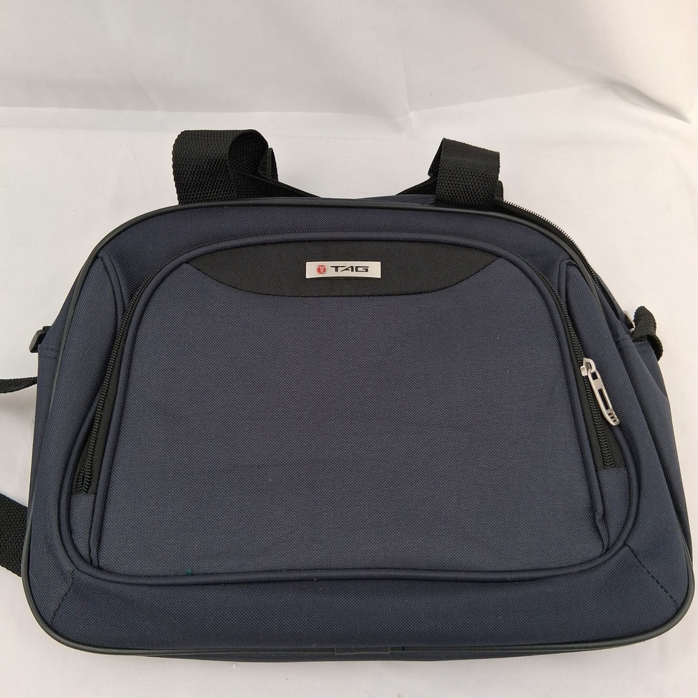 TAG Navy Blue Travel Boarding Bag Carry On Luggage 19069-30-5S Trolley Sleeve